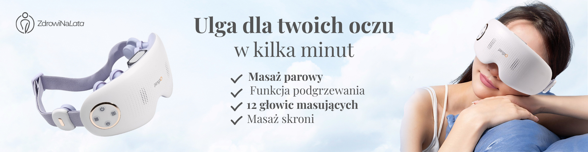 Baner masażer oczu